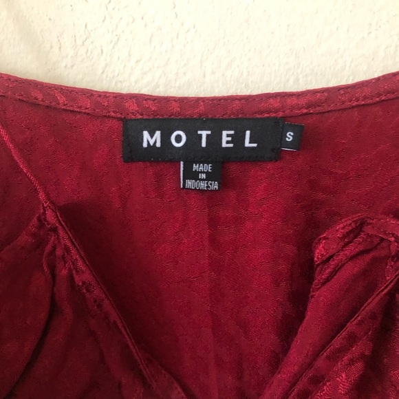 Motel Rocks Red Leopard Print Mini Dress sz s - Picture 6 of 9